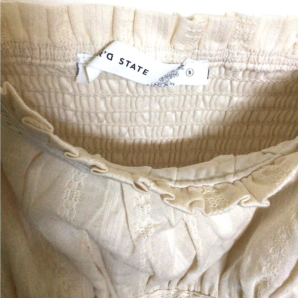 Altar’d State Ruffle Peasant Crop Top - Picture 3 of 5